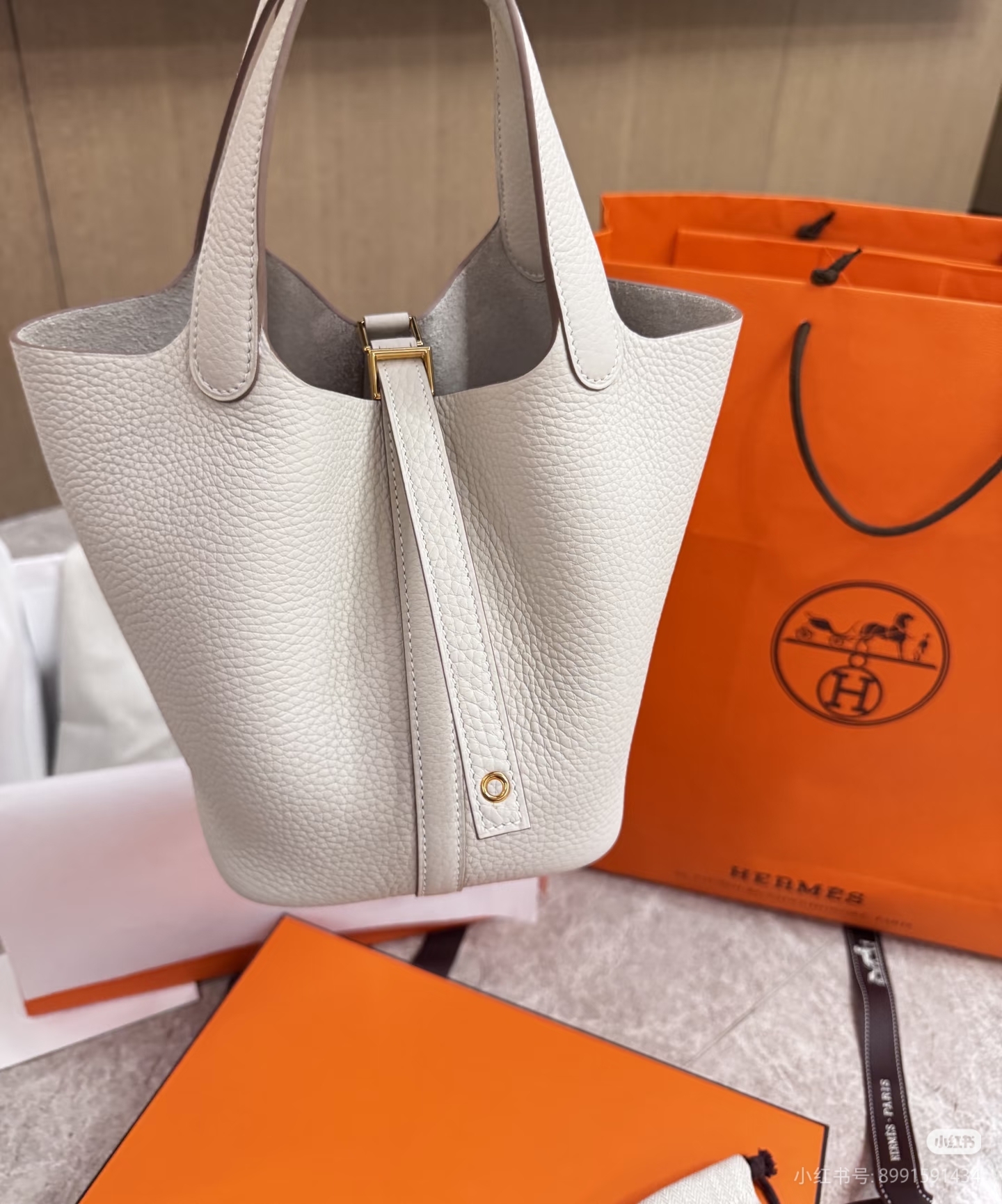 Picotin Beige 18 Gold Hardware Master Quality Custom