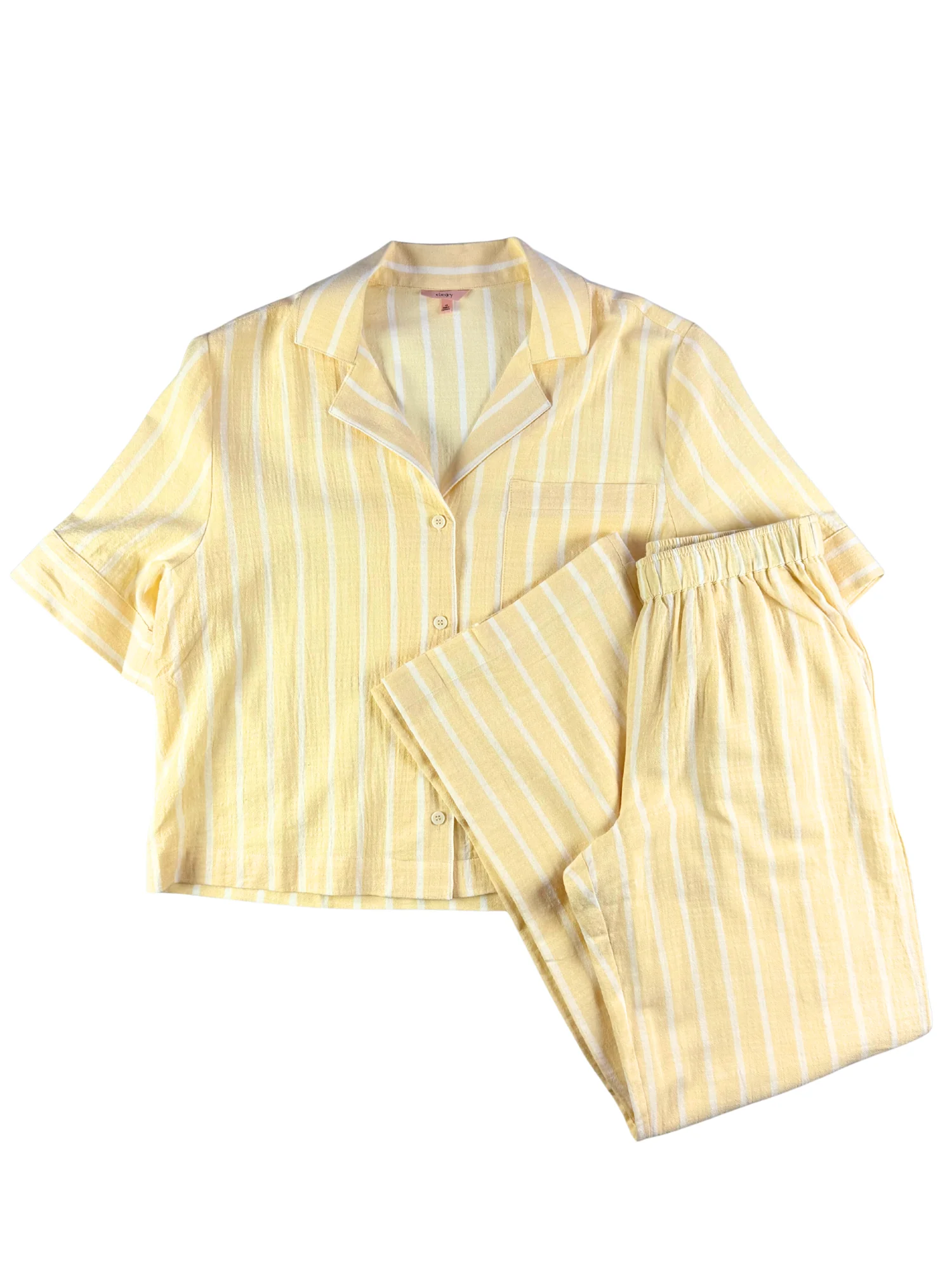 Eberjey Nautico Relaxed Short Sleeve & Pant PJ Set