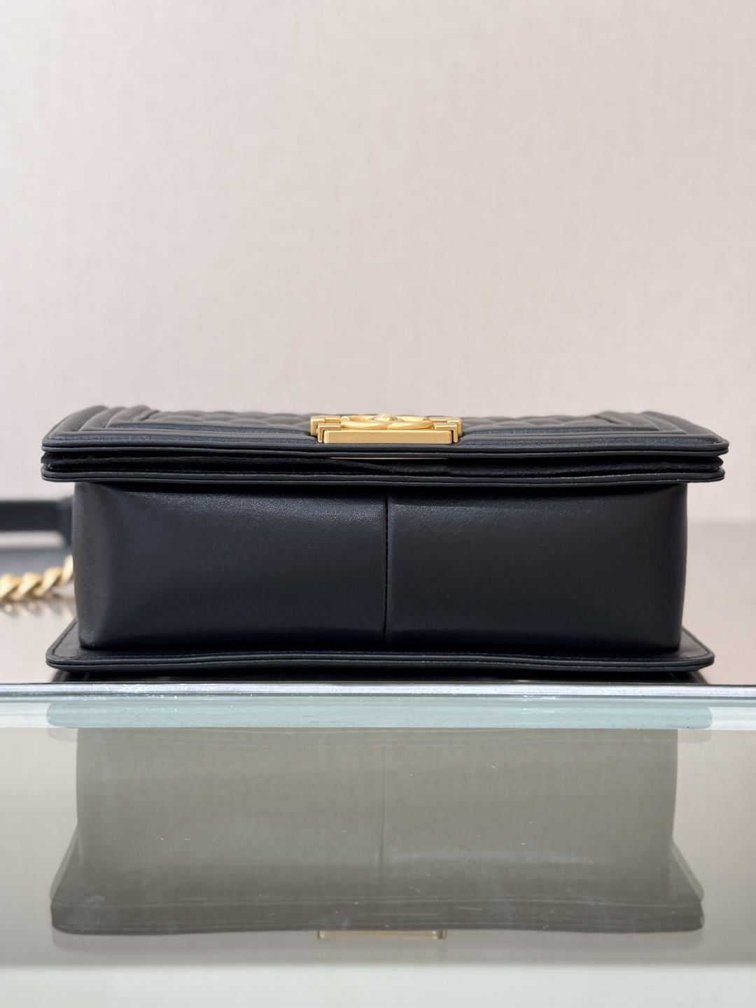 Medium Le Boy Flap Bag（Gold） - Mocuir