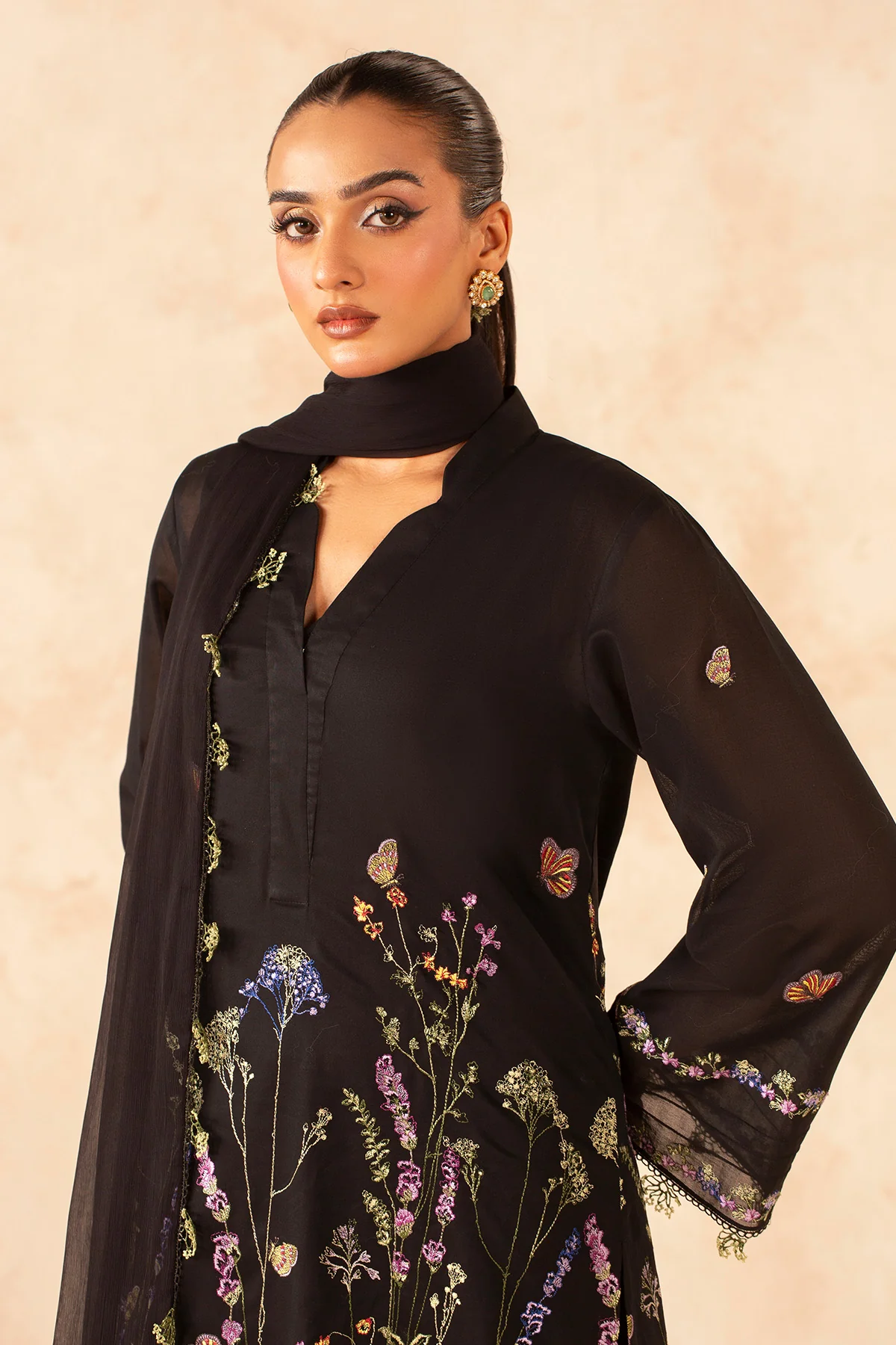 PREMIUM VOIL | EMBROIDERED