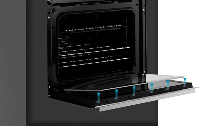 GLEM GAS - Forno incasso elettrico + gas GFTV25SA-S2 Classe A-Sabbia