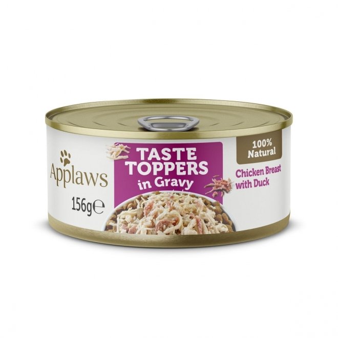 Applaws Taste Toppers chicken breast with duck in gravy