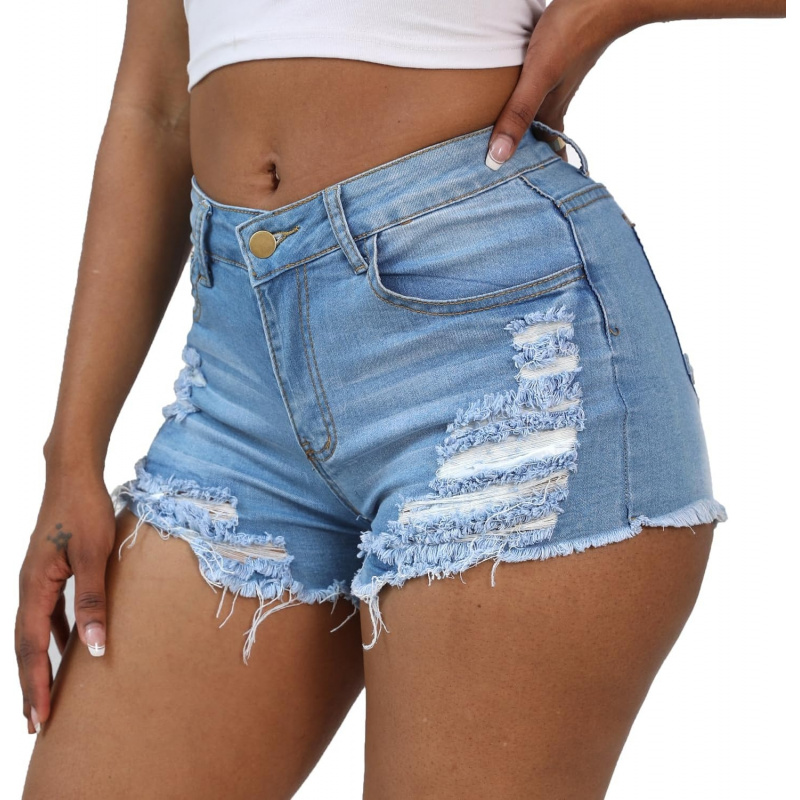 Women Jean Short Ripped Hot Shorts