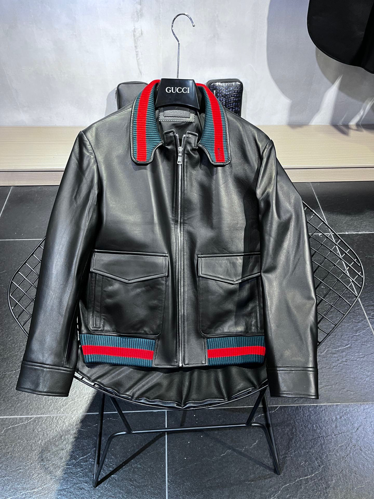 Gucci Leather Jacket – CJKT1380