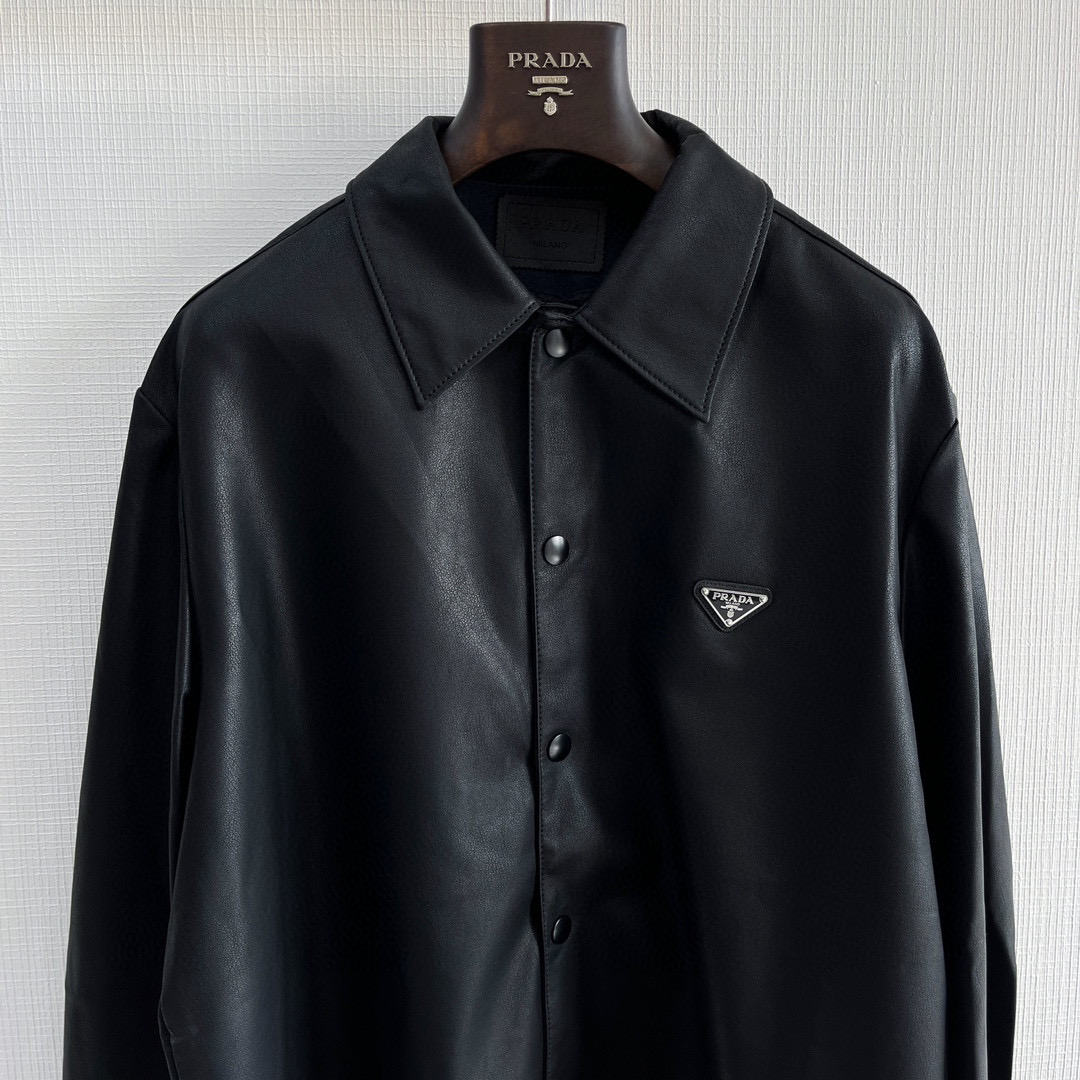Prada Leather Shirt – SHTR1345