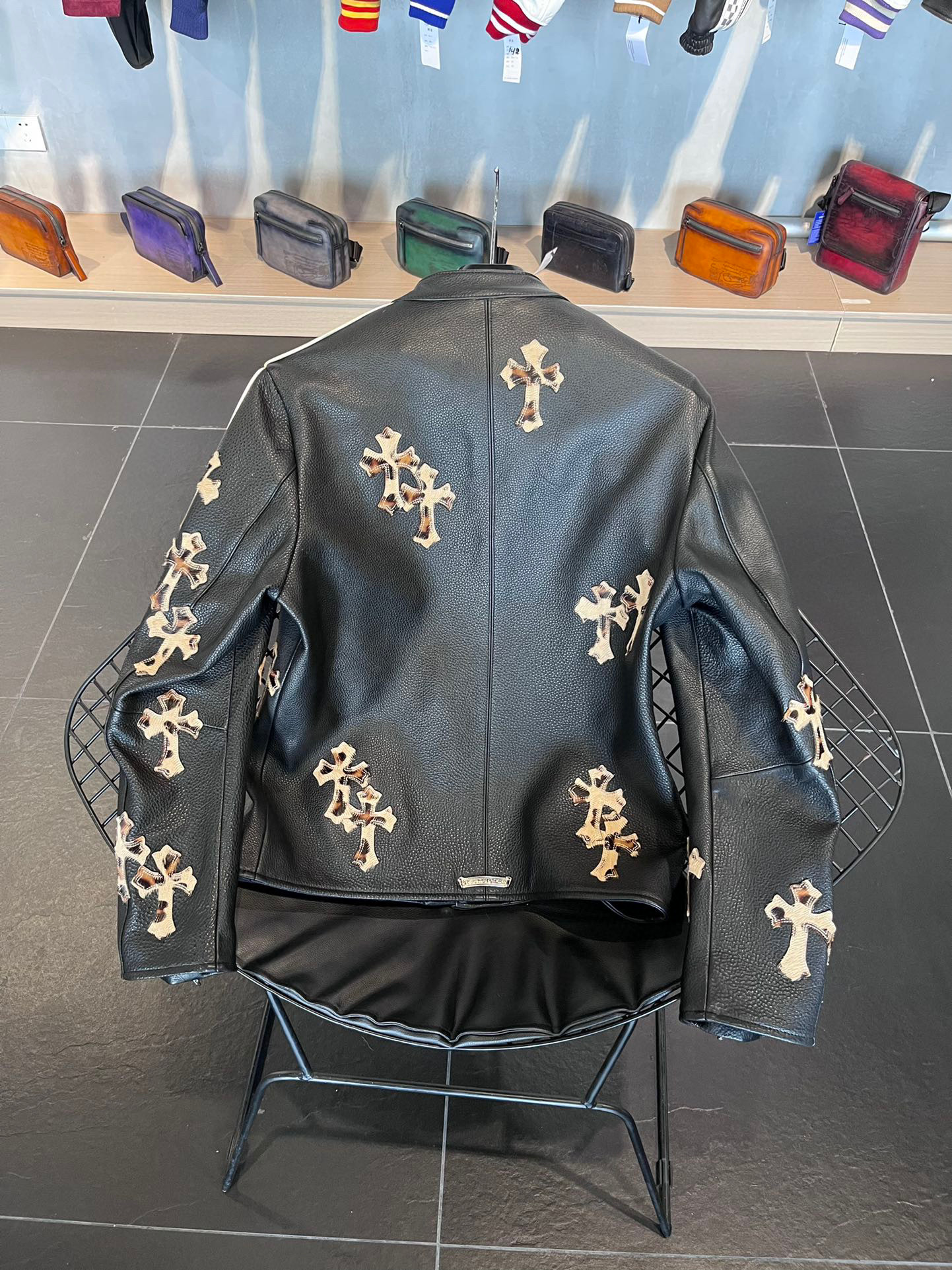 Chrome Hearts Leather Jacket – CJKT1444