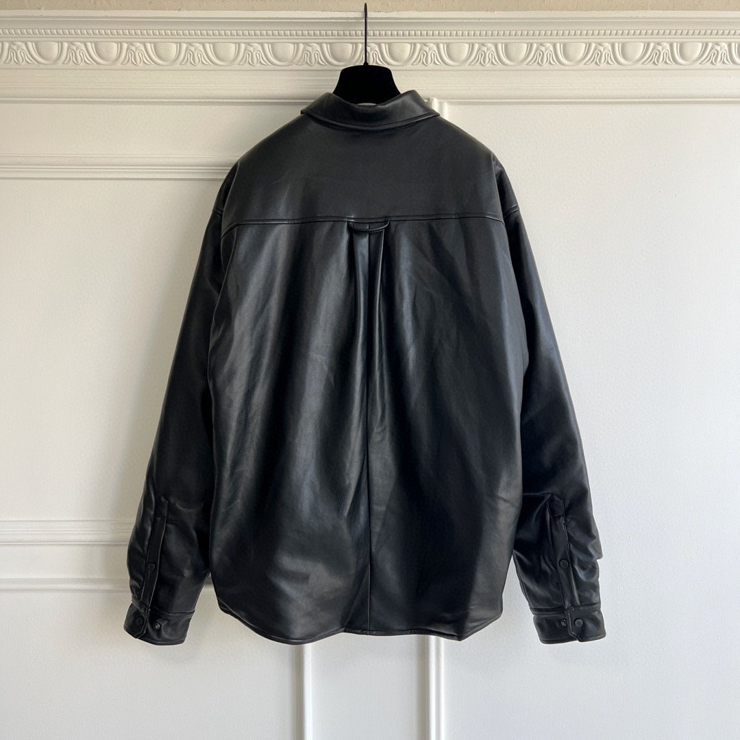 Balenciaga Leather Shirt – SHTR1328