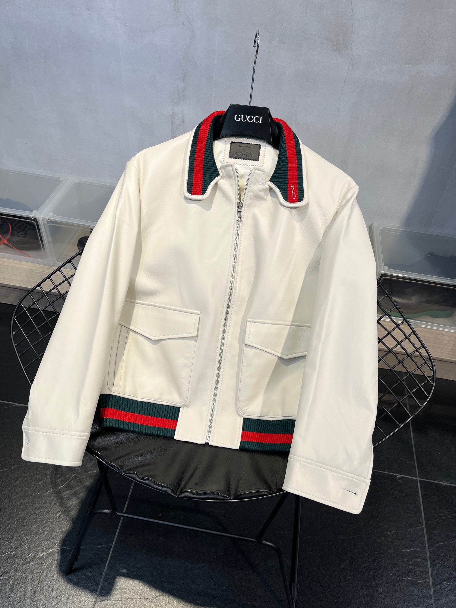 Gucci Leather Jacket – CJKT1381