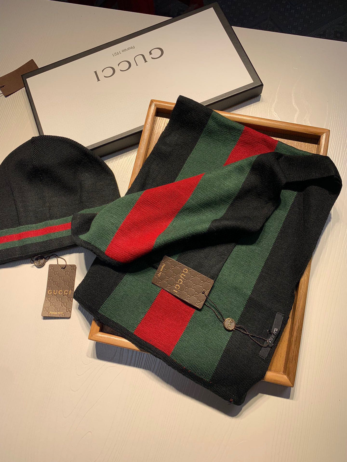 Gucci Scarf & Hat Set – SCHA1015