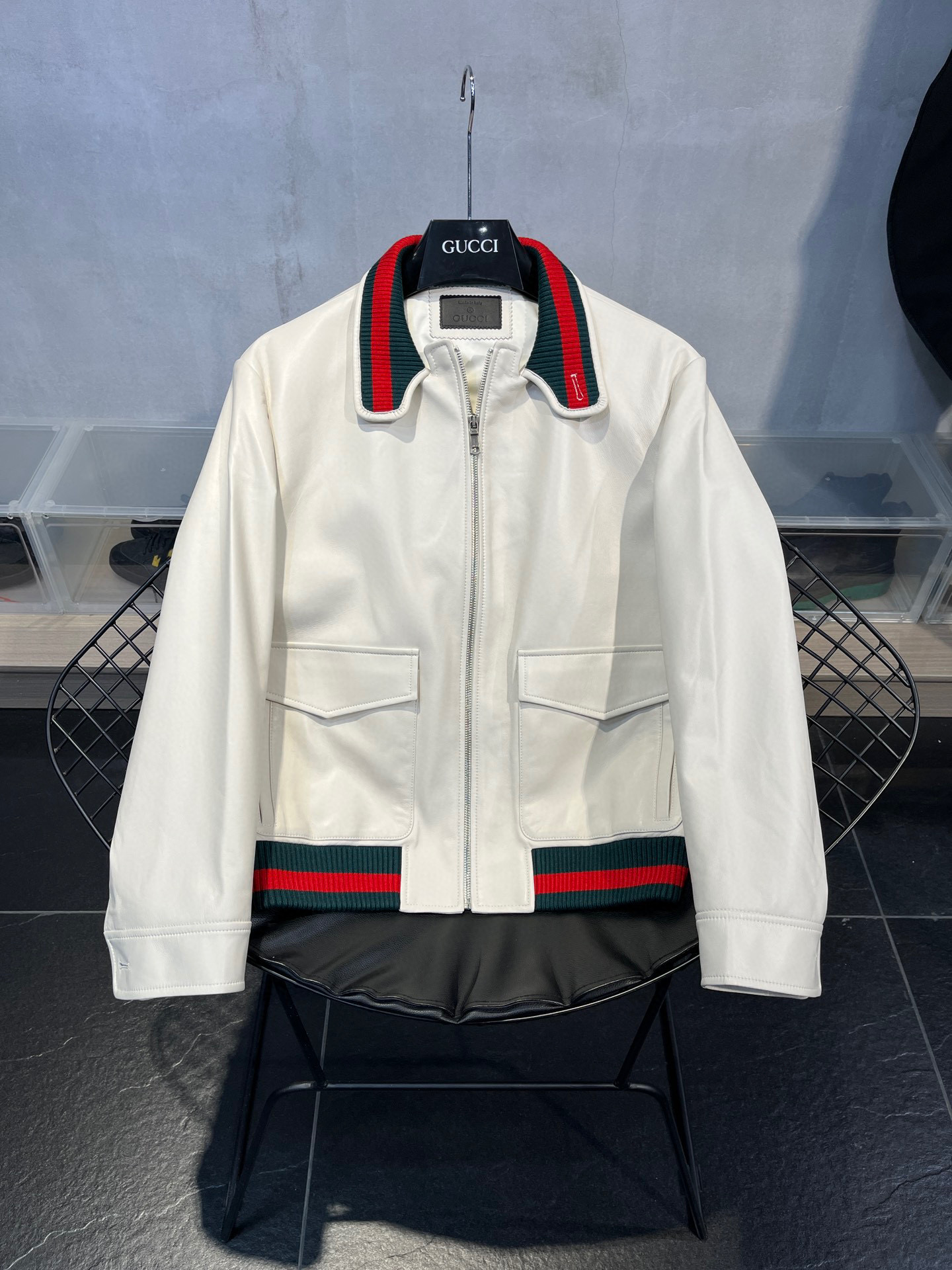Gucci Leather Jacket – CJKT1381
