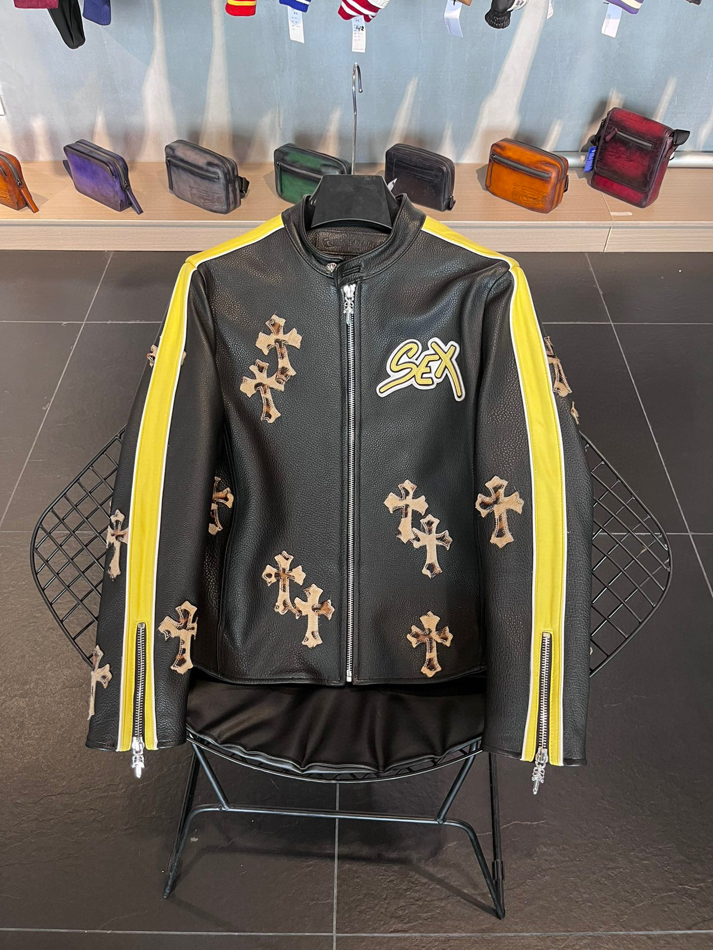 Chrome Hearts Leather Jacket – CJKT1444