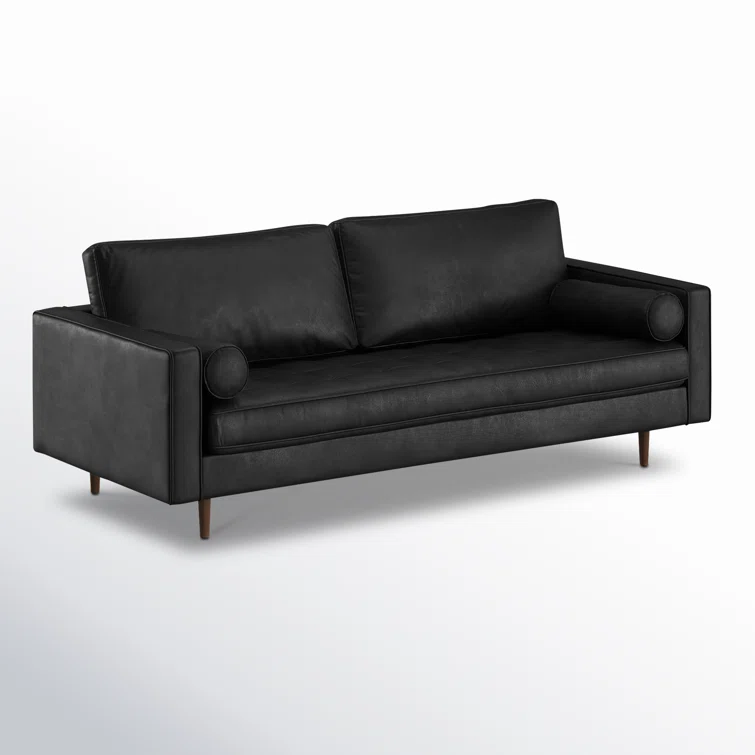 Geo 84 inch Genuine Leather Sofa