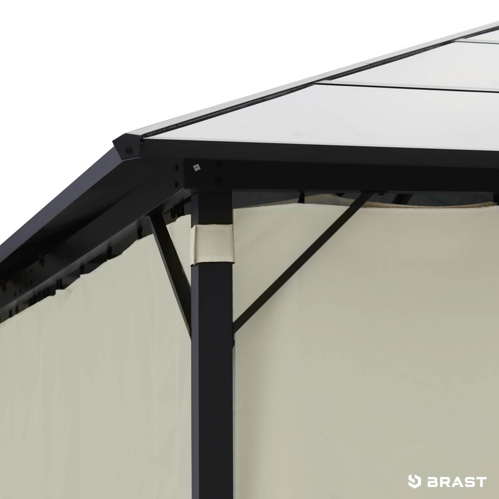 BRAST Alu Gartenpavillon SUMMERDREAM 3x3m beige