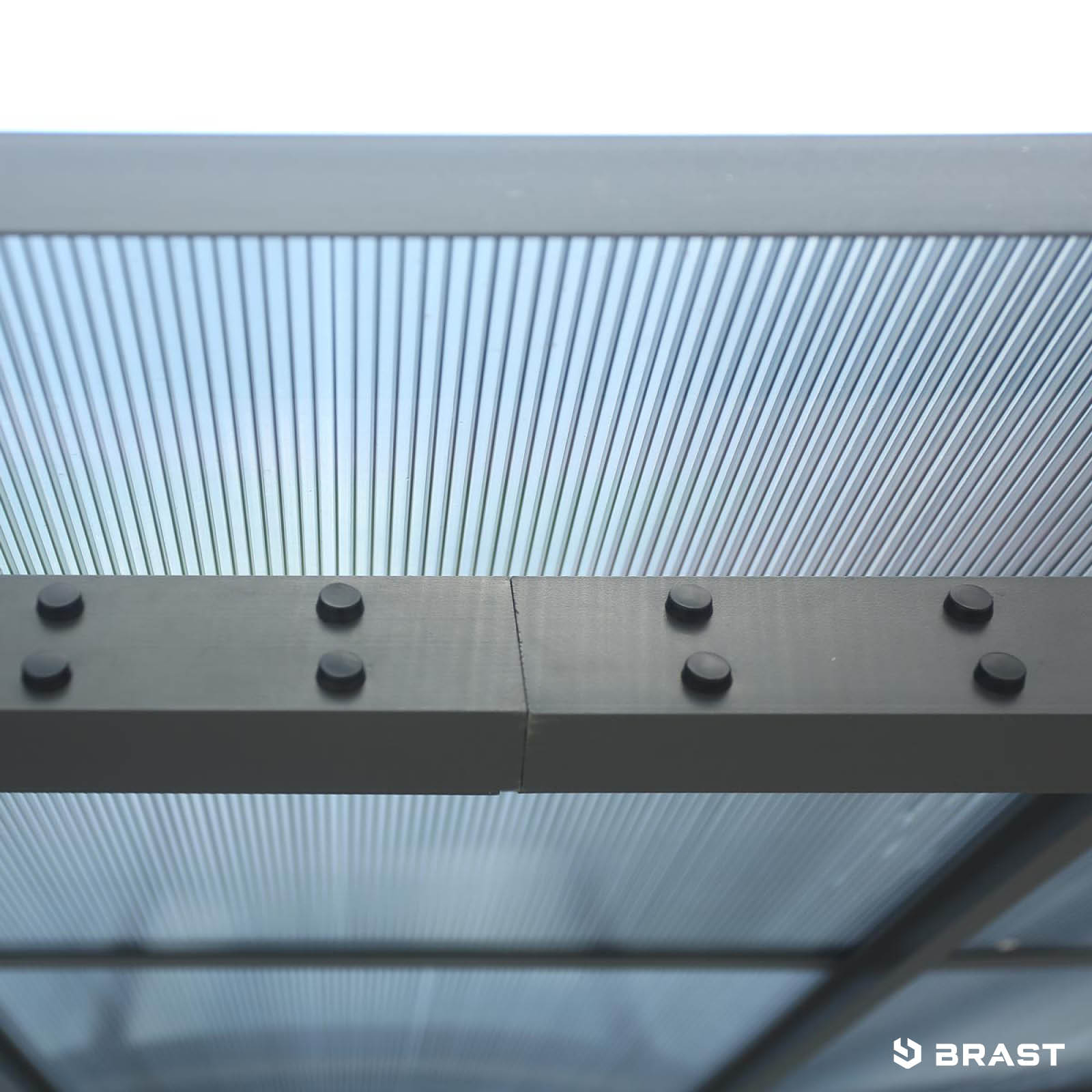 BRAST Alu Gartenpavillon SUMMERDREAM 3x3m grau