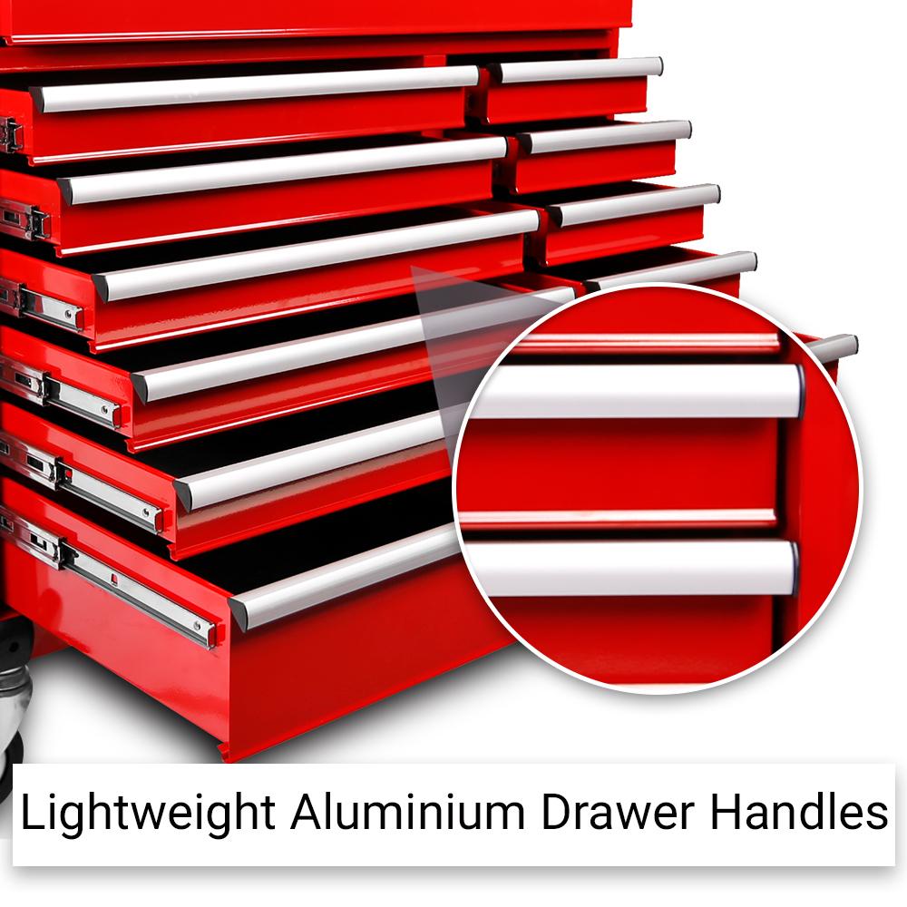Daytona 655 Piece  Mechanical Tool Set with 43 12 Drawer Red Roller Cabinet