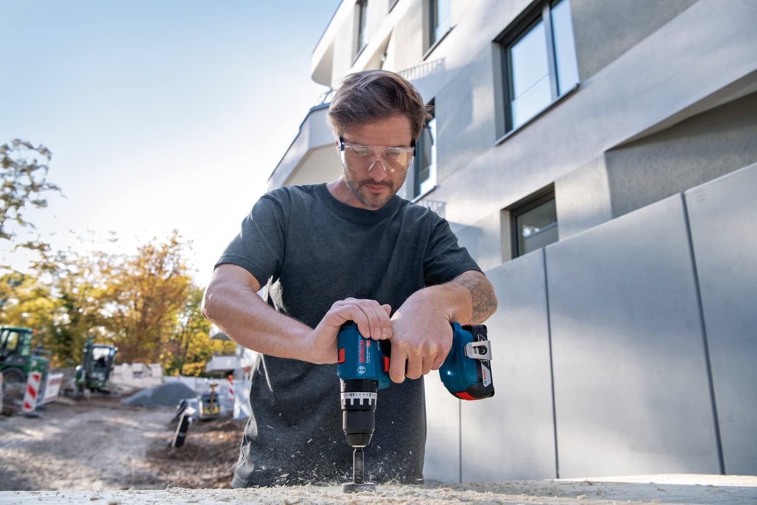 Bosch Professional 18V System Combo Kit: GSB 18V-45 + GBH 18V-21 + GWS 18V-7