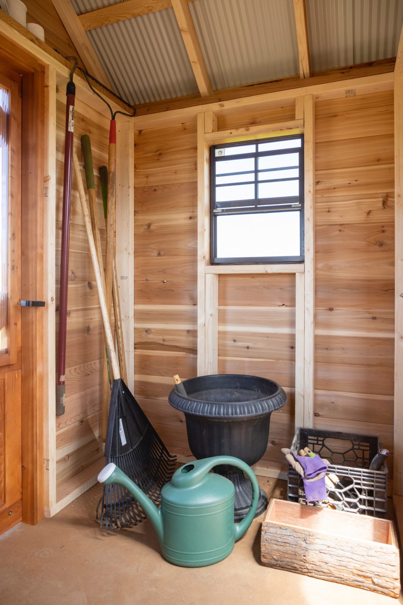 Cedar Greenhouse Shed