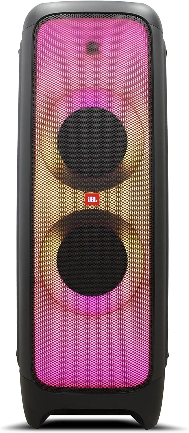 JBL PartyBox 1000 High Power 1100W Wireless Bluetooth Speaker (JBLPARTYBOX1000) + AUX Cable + Microfiber Cloth