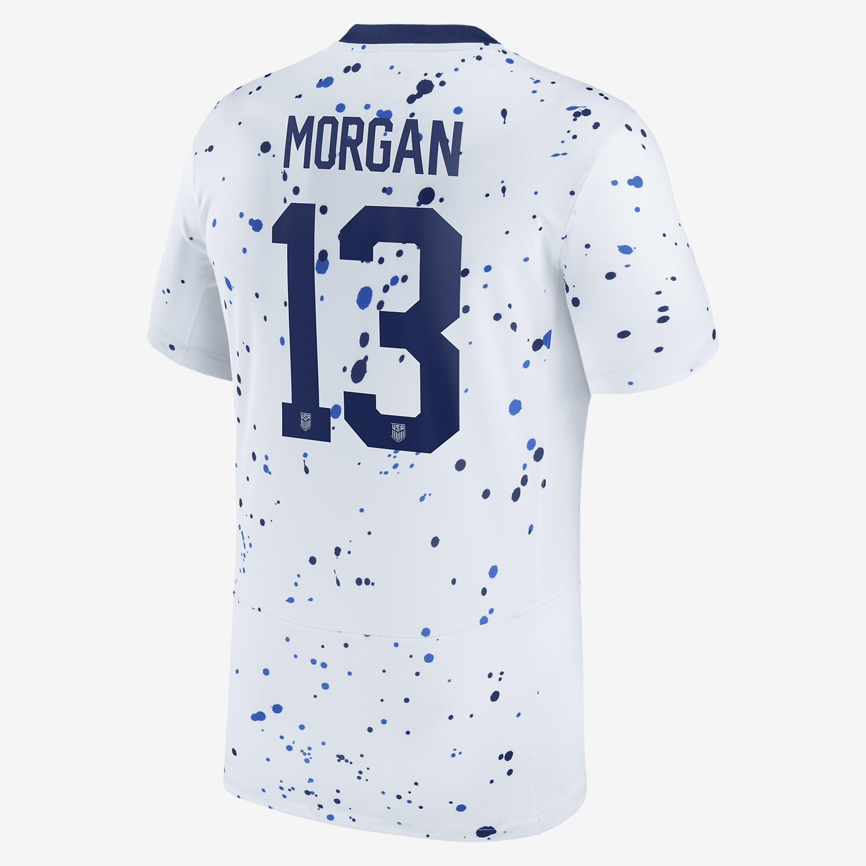 Alex Morgan USWNT 2023 Stadium Home Big Kids' Nike Dri-FIT Soccer Jersey - White