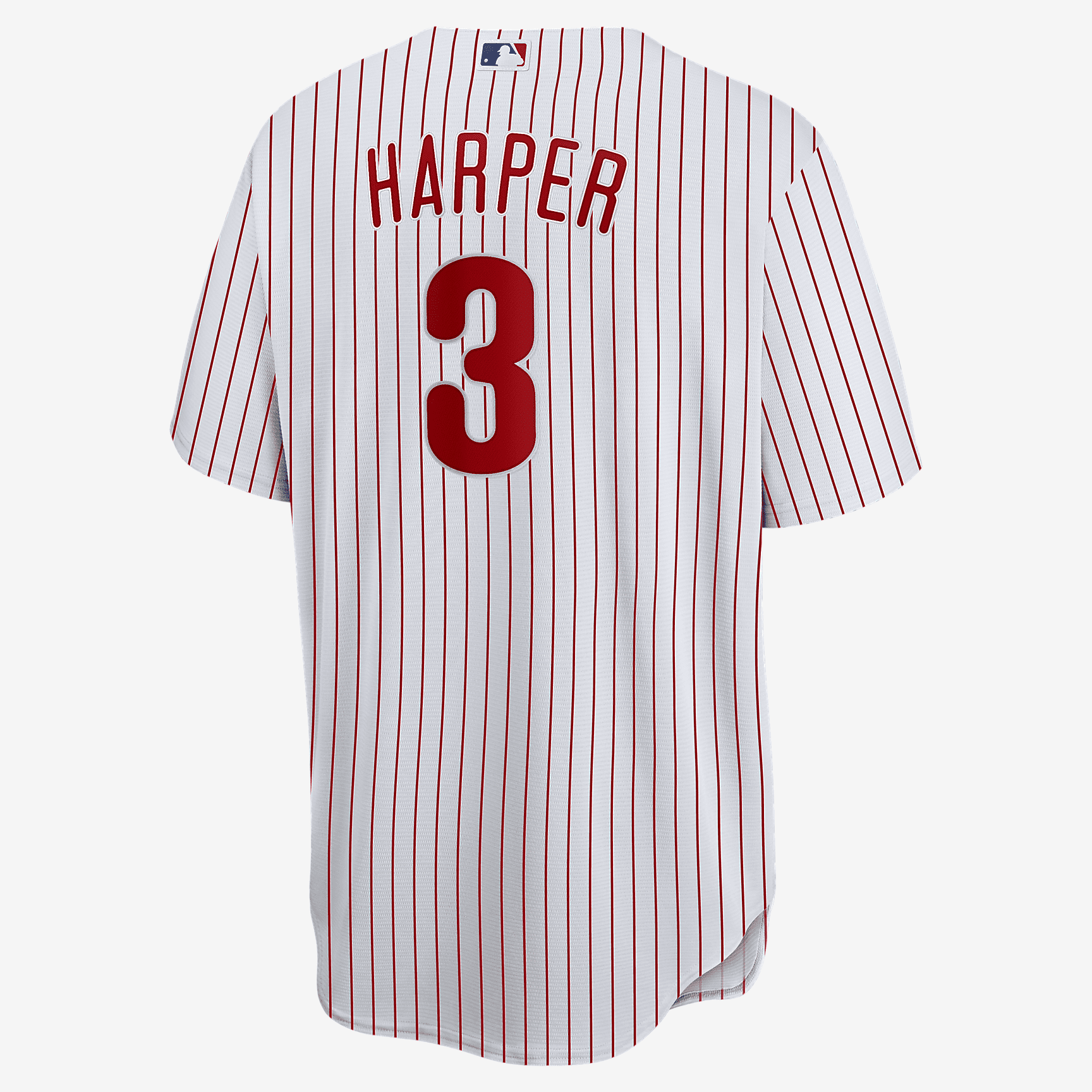 MLB Philadelphia Phillies (Bryce Harper) Men's Replica Baseball Jersey - White/Scarlet