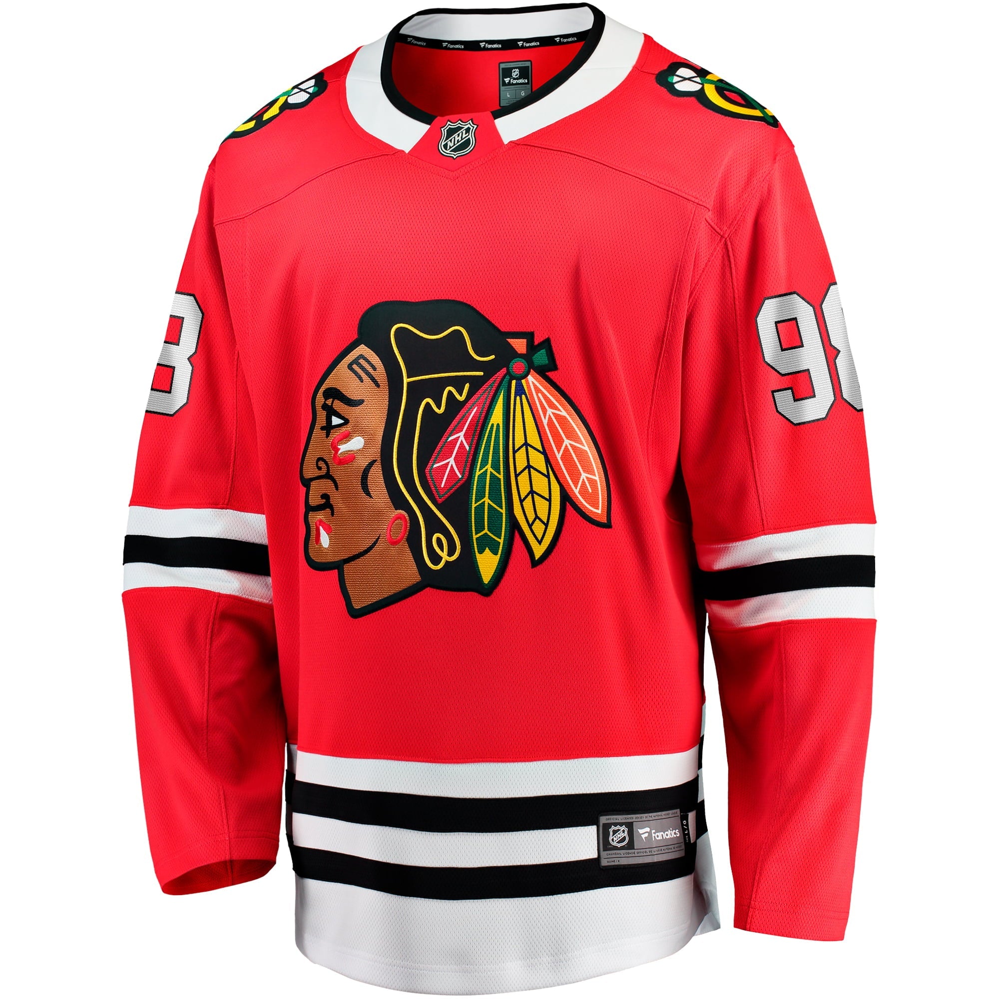 Men's Fanatics Branded Connor Bedard Red Chicago Blackhawks 2023 NHL Draft Home Breakaway Player Jersey