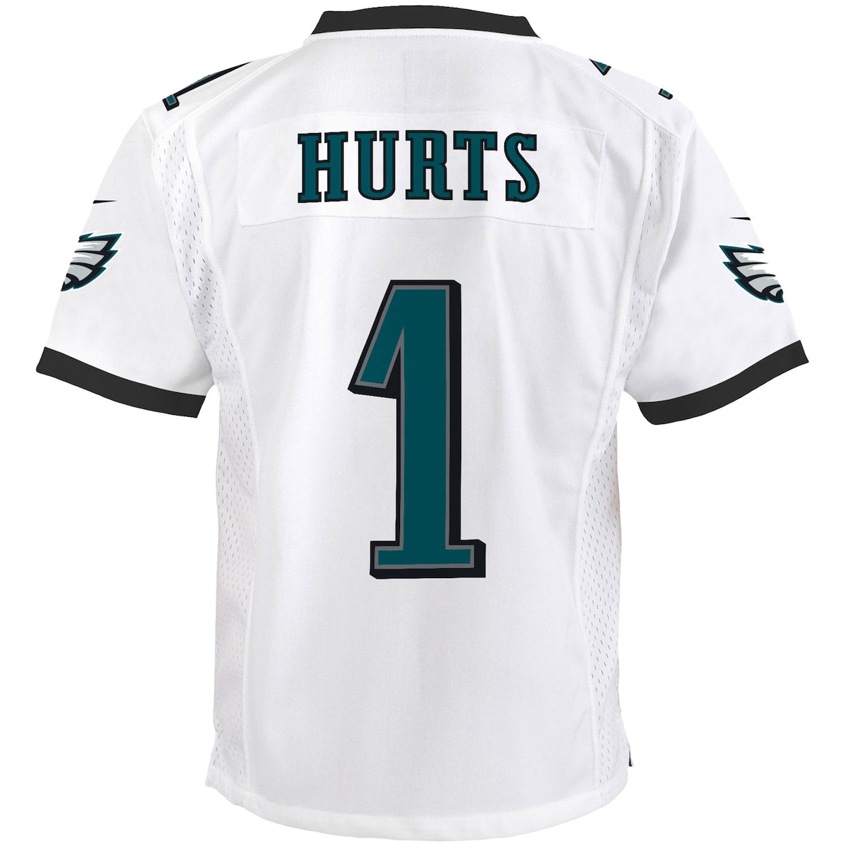 Boys' Grade School Jalen Hurts Outerstuff Eagles Game Jersey - White