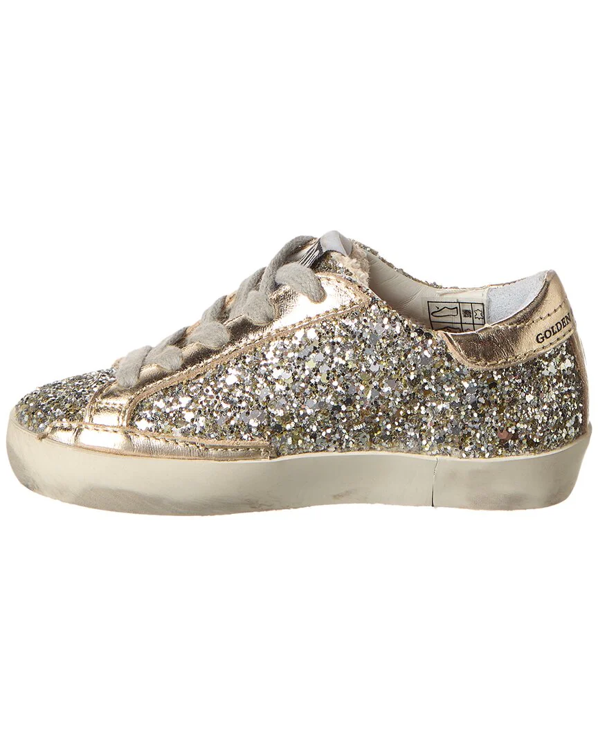 Golden Goose Superstar Glitter & Leather Sneaker