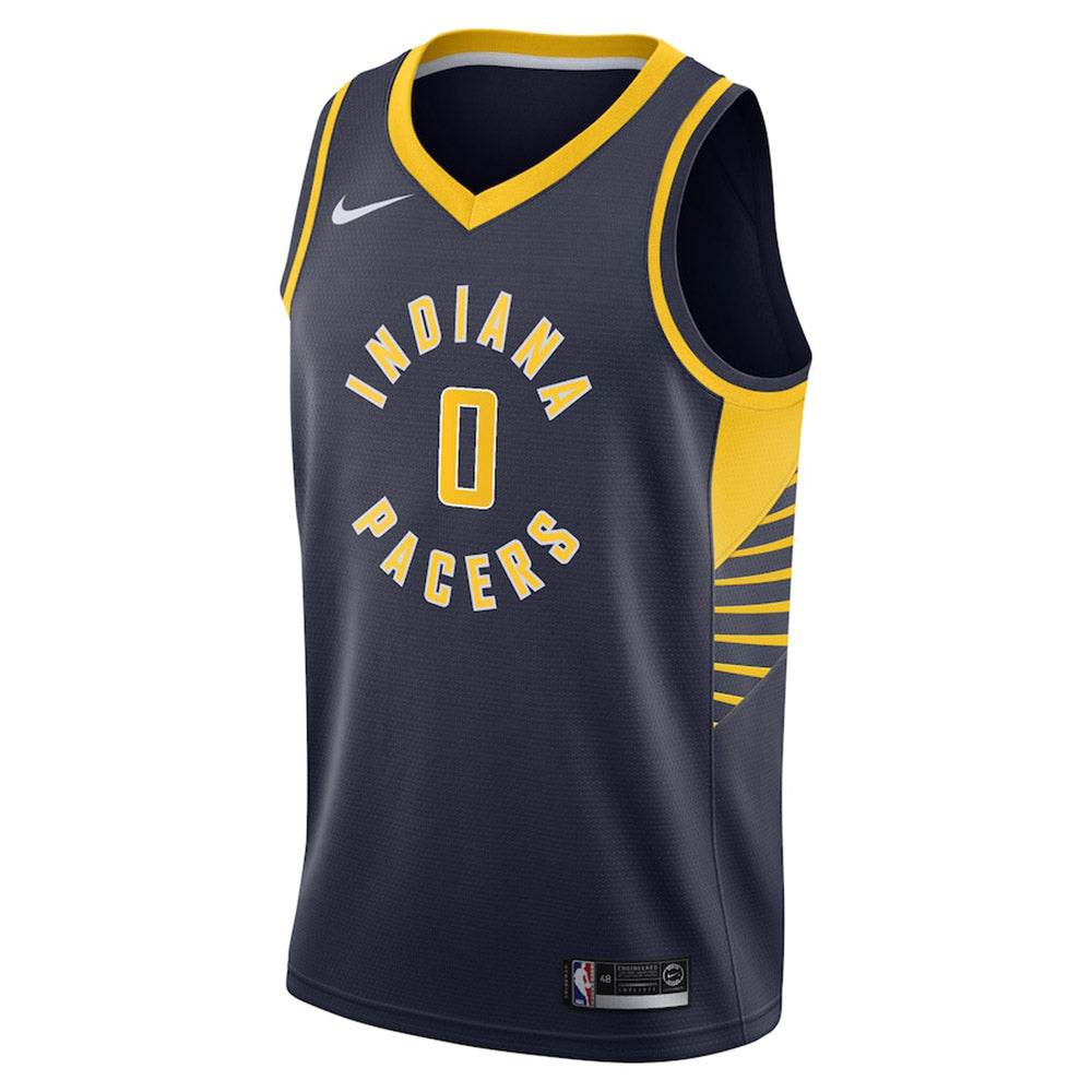 Men's Indiana Pacers Tyrese Haliburton Icon Edition Jersey - Navy