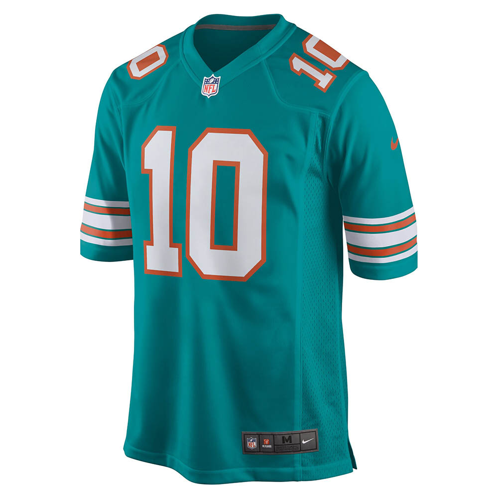Men's Miami Dolphins Tyreek Hill Alternate Game Jersey Aqua