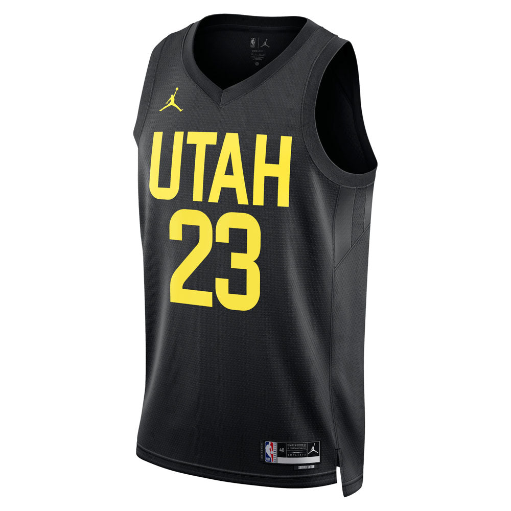 Men's Utah Jazz Lauri Markannen Statement Edition Jersey - Black