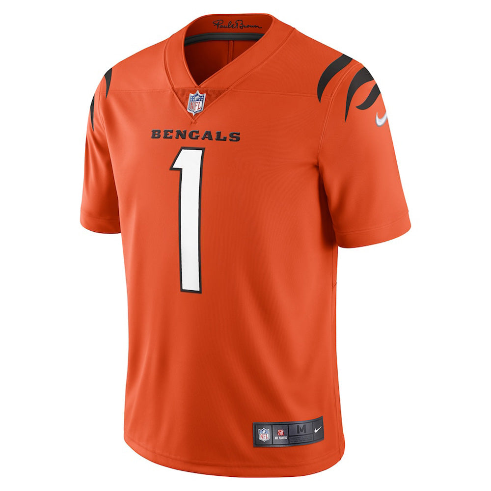 Youth Cincinnati Bengals Ja'Marr Chase Vapor Jersey - Orange