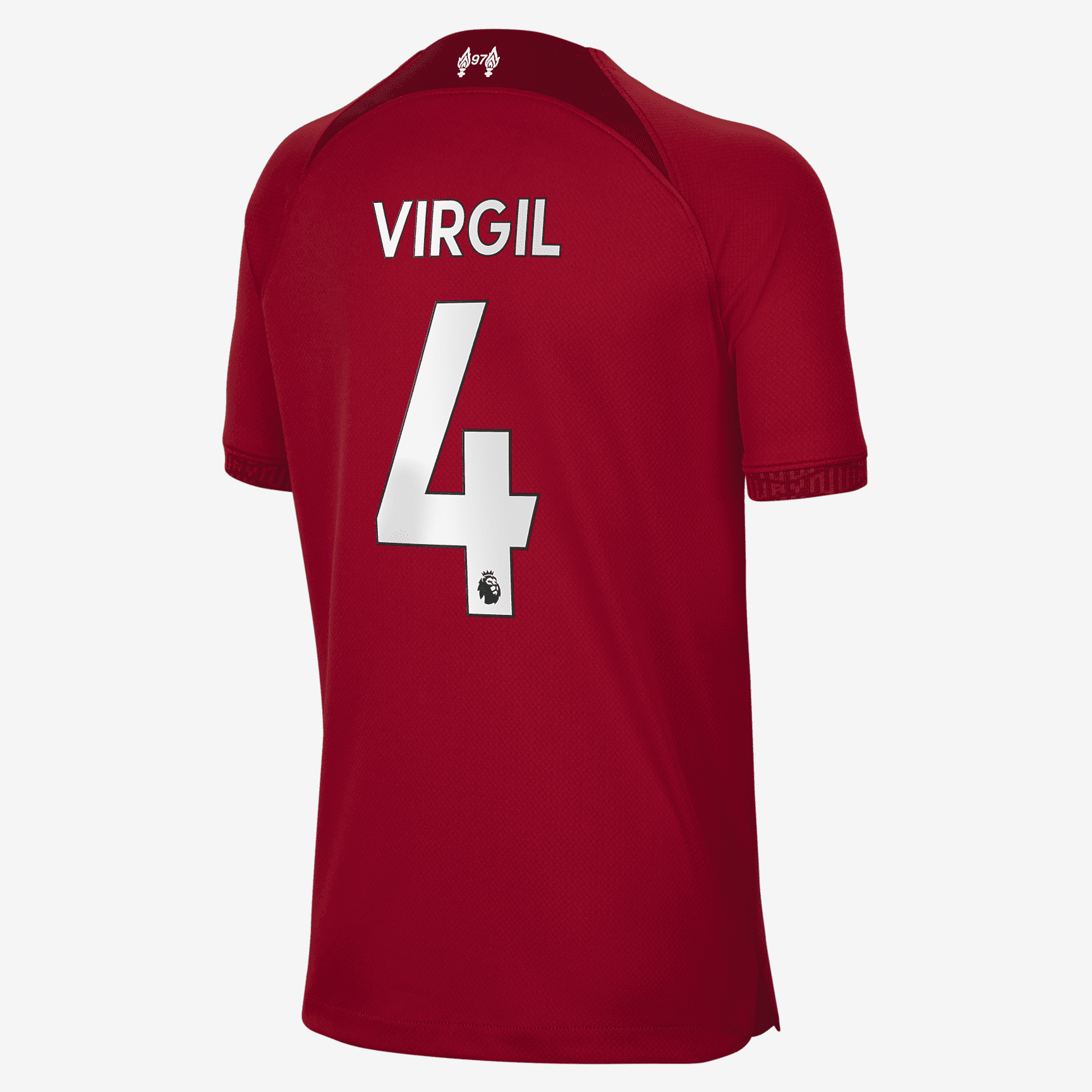 Liverpool 2022/23 Stadium Home (Virgil van Dijk) Big Kids' Nike Dri-FIT Soccer Jersey - Gym Red