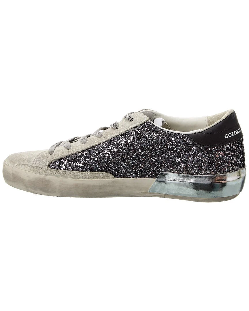 Golden Goose Superstar Glitter & Suede Sneaker