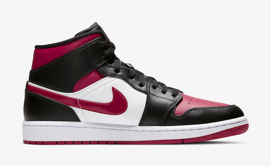 (Women's) Air Jordan 1 Mid Bred Toe  554724-066
