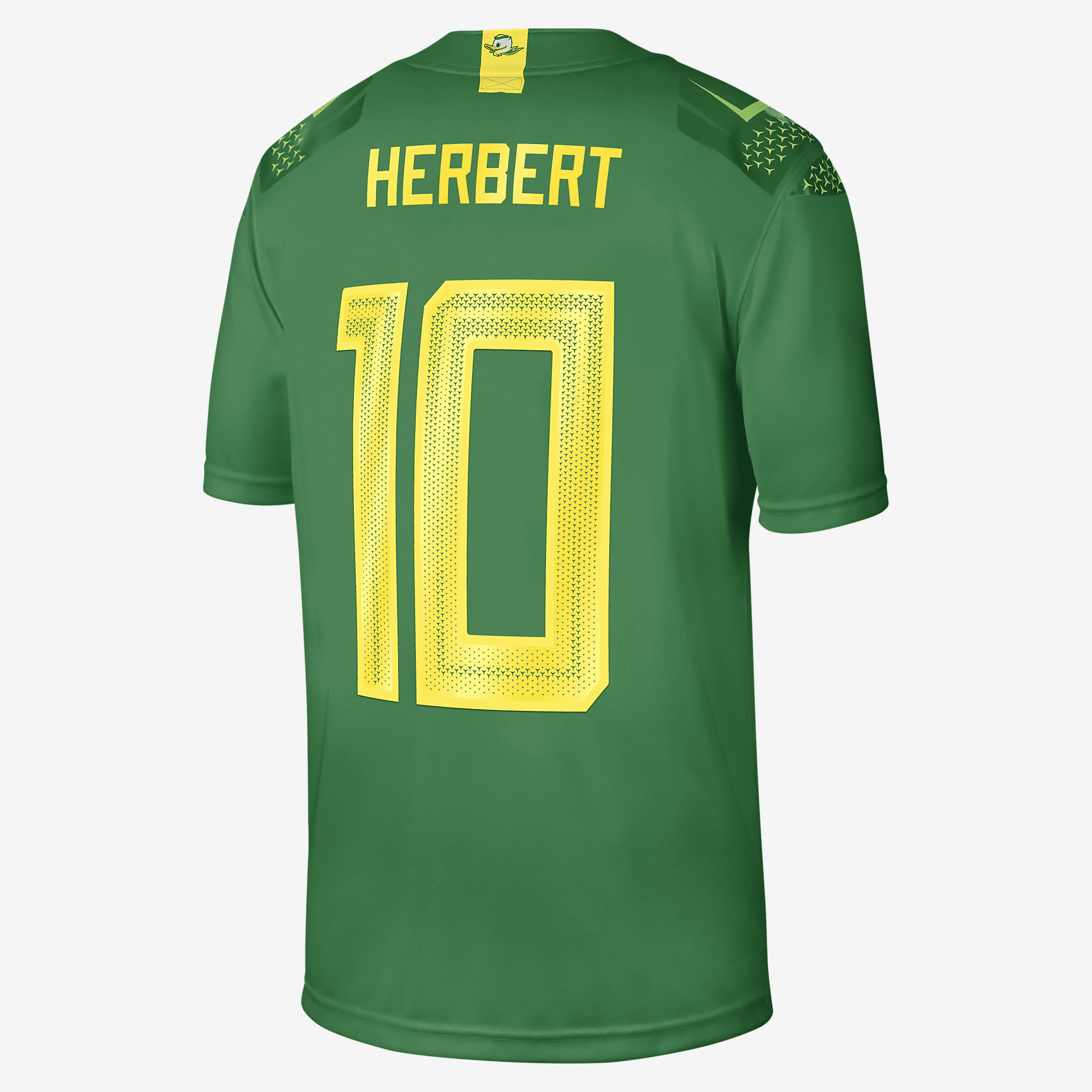 Nike College (Oregon) Men's Game Football Jersey - Apple Green