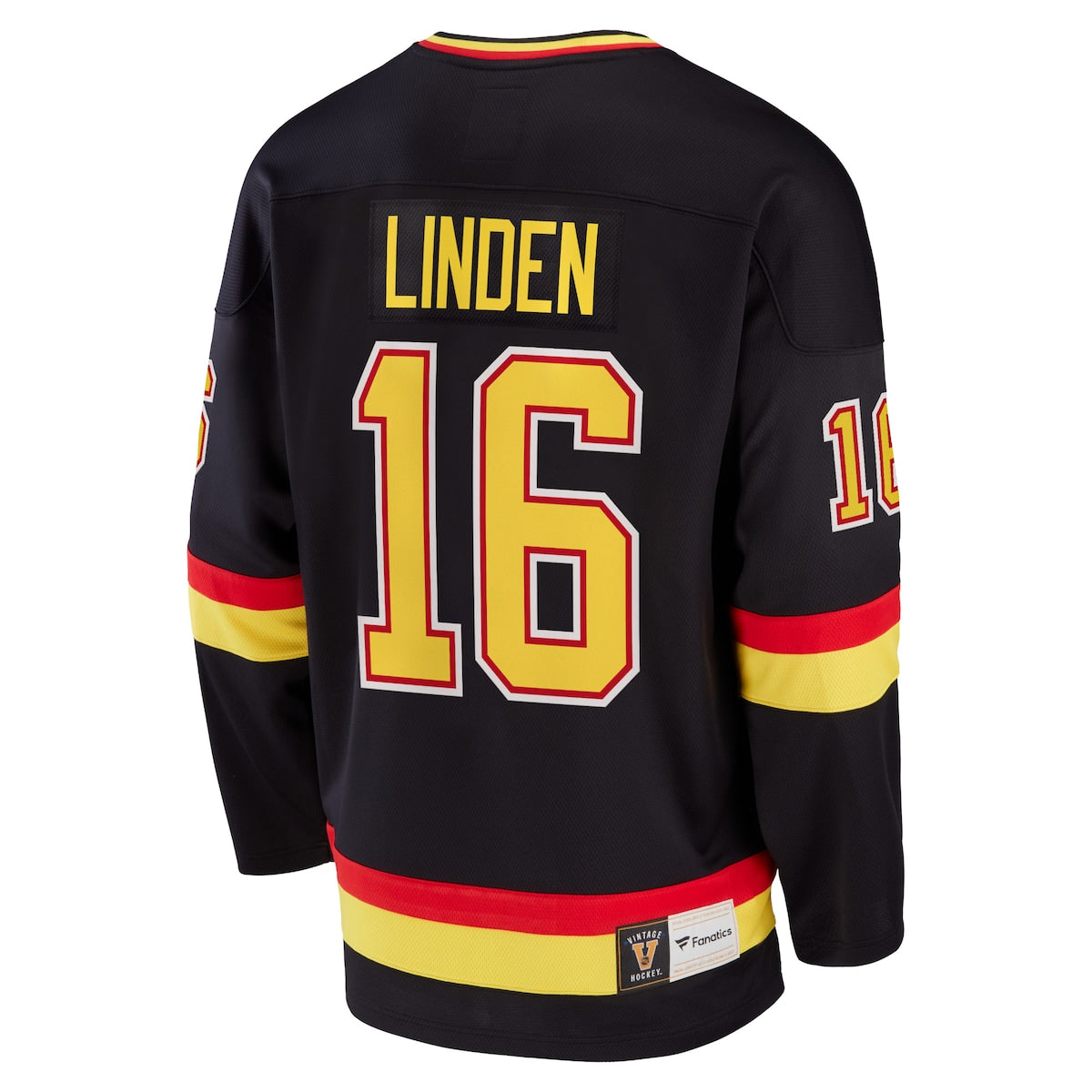 Men's Trevor Linden Fanatics Canucks Breakaway Retired Jersey - Black