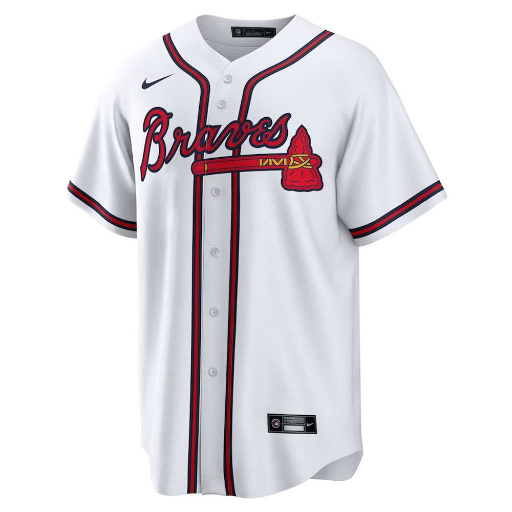 Men's Atlanta Braves Austin Riley Cool Base Replica Home Jersey - White