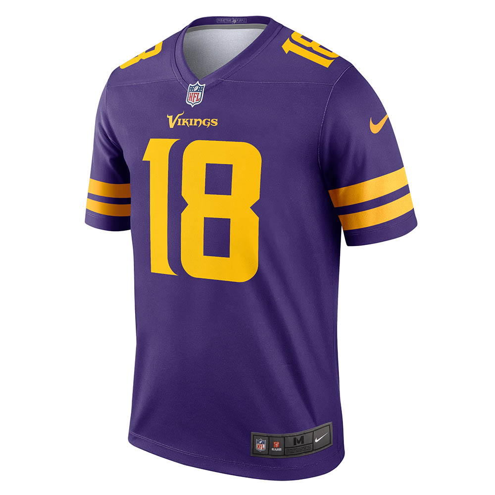 Men's Minnesota Vikings Justin Jefferson Alternate Legend Jersey Purple