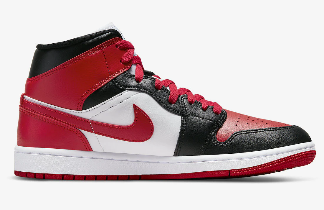 (Women's) Air Jordan 1 Mid Alternate Bred Toe  BQ6472-079