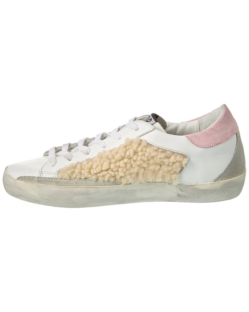 Golden Goose Superstar Shearling & Leather Sneaker