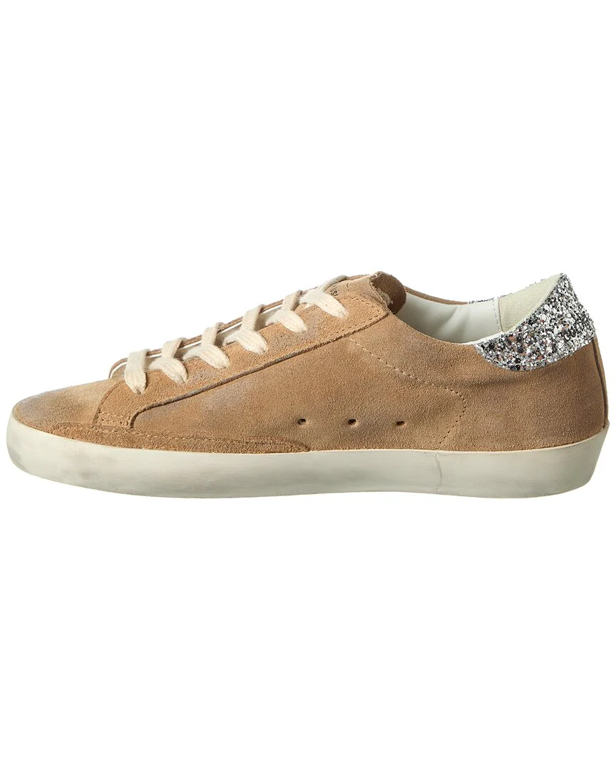 Golden Goose Superstar Suede & Glitter Sneaker
