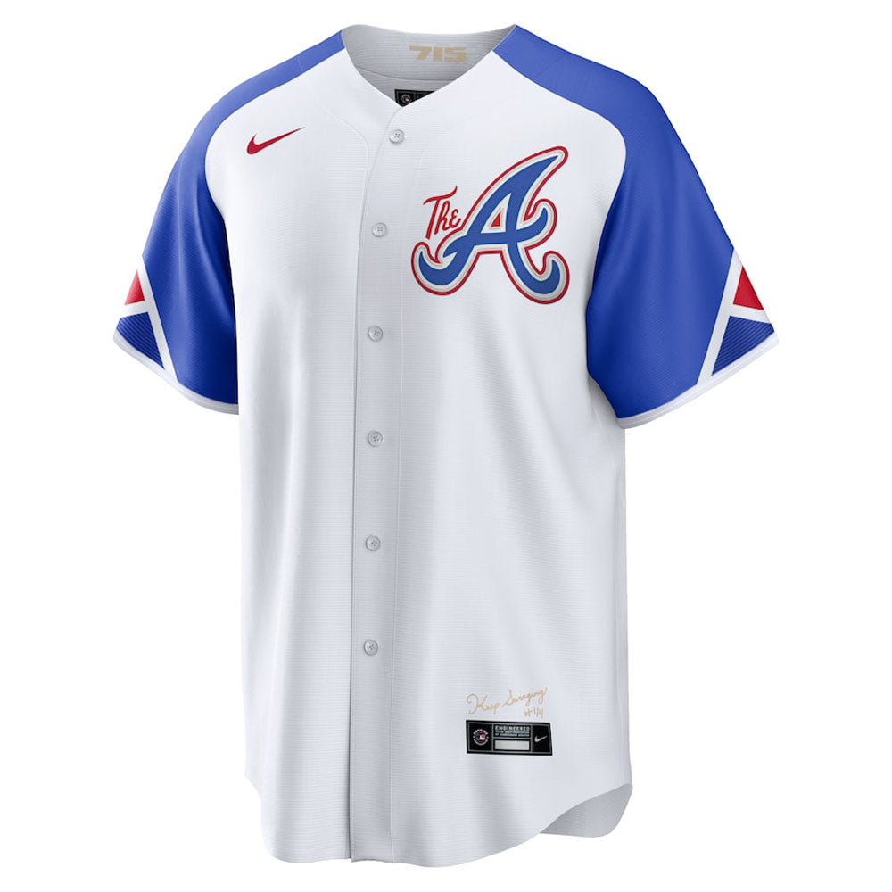 Men's Atlanta Braves Eddie Rosario 2023 City Connect Replica Jersey - White