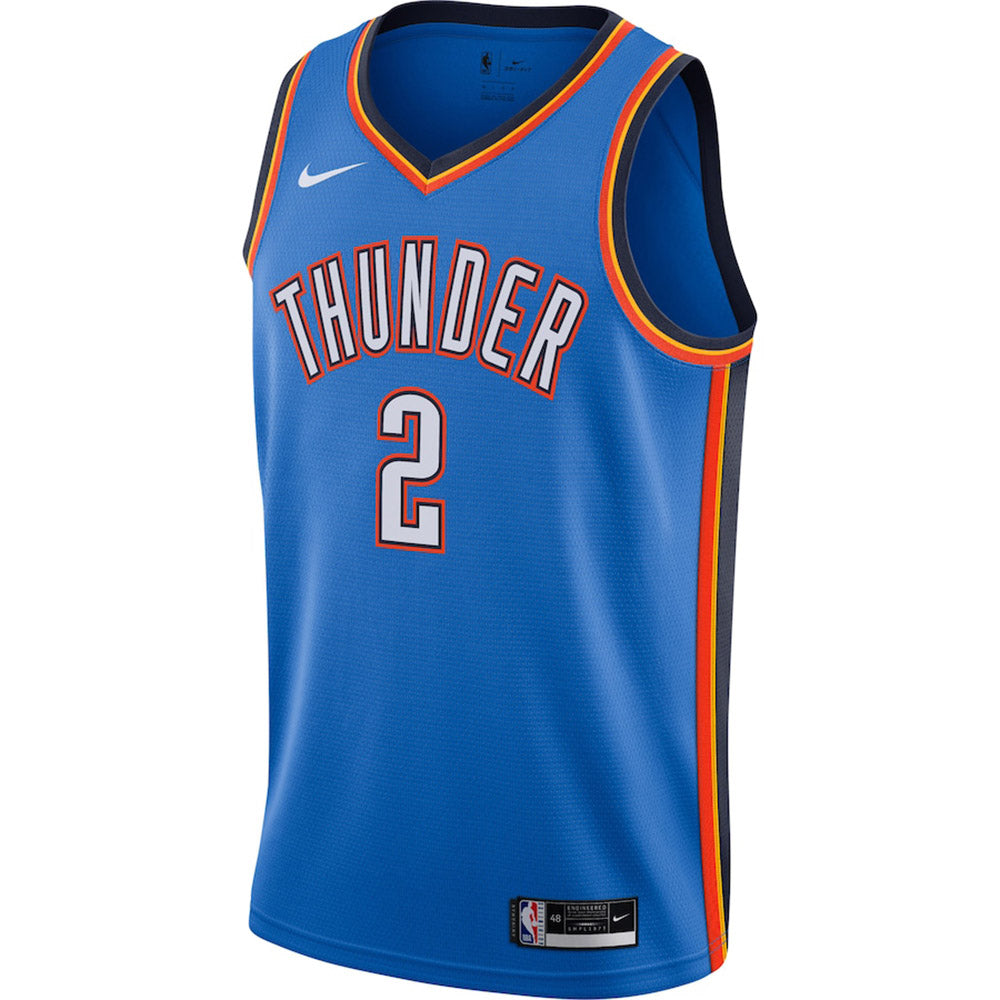 Youth Oklahoma City Thunder Shai Gilgeous-Alexander Icon Edition Jersey - Blue