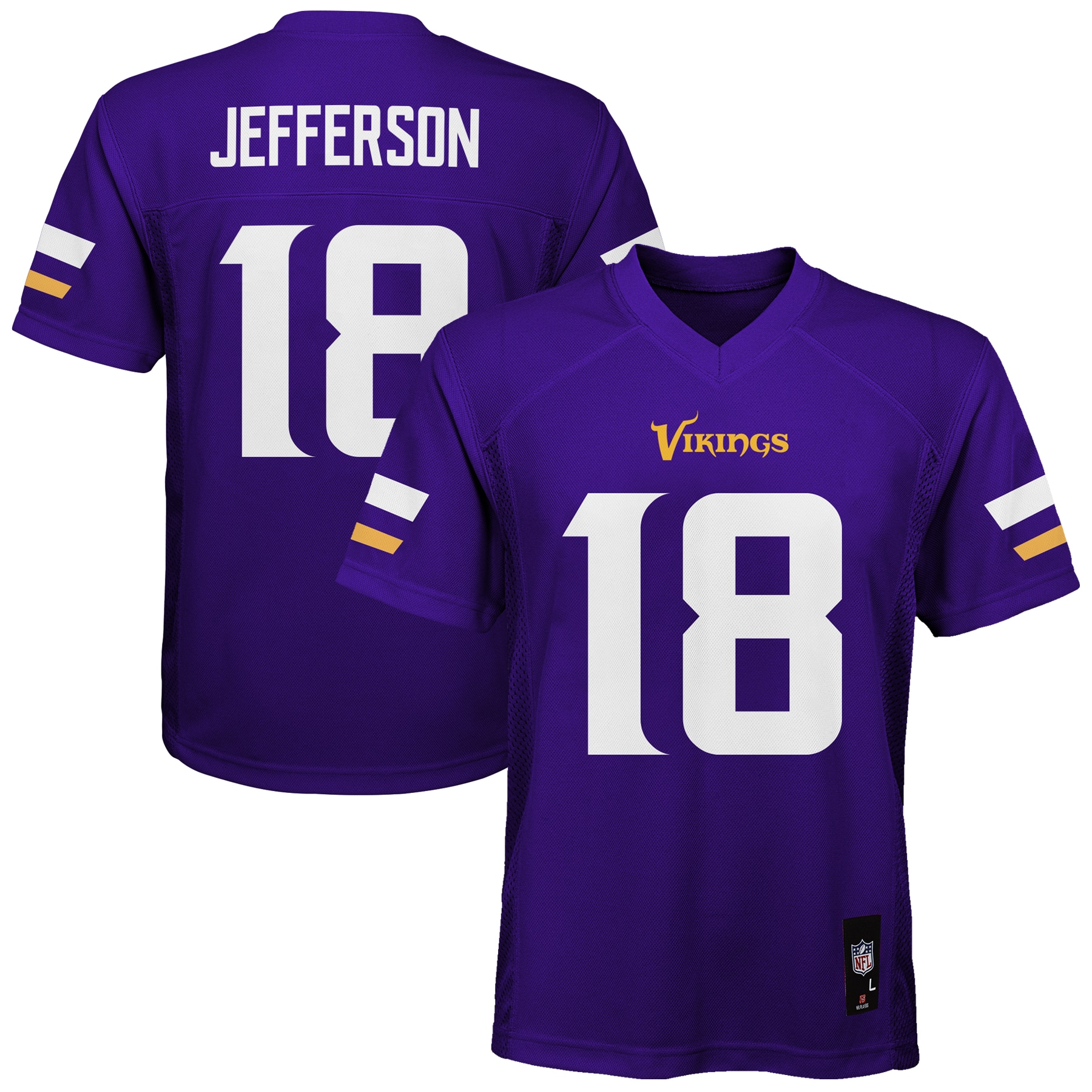 Justin Jefferson Minnesota Vikings Nike Youth Game Jersey - Purple