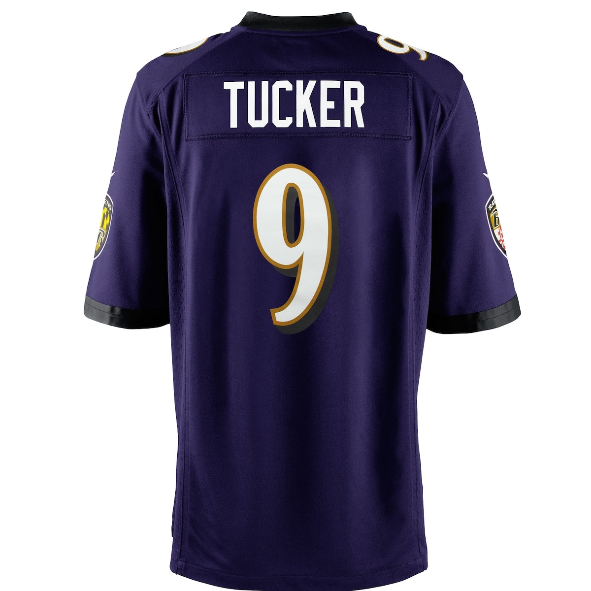 Boys' Grade School Justin Tucker Nike Bears Game Jersey - Purple