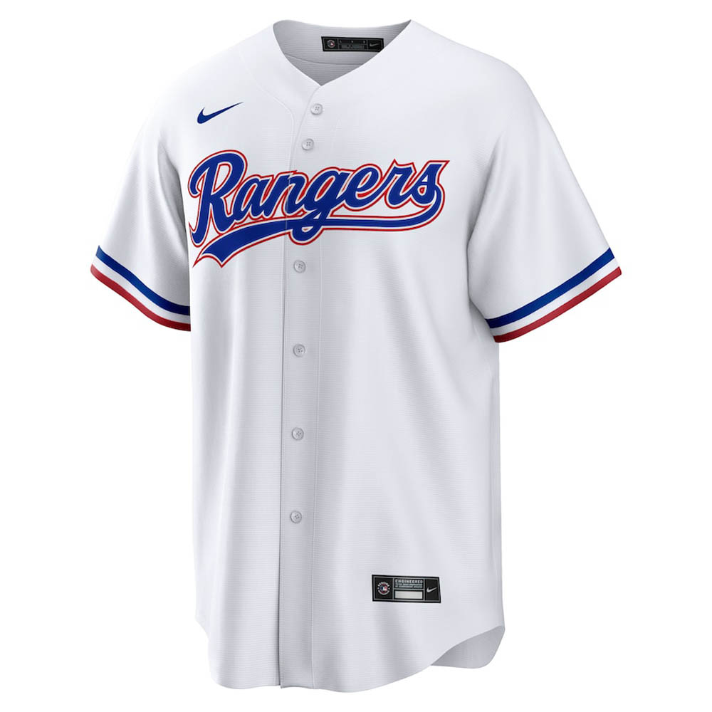 Youth Texas Rangers Jacob deGrom Cool Base Replica Home Jersey - White