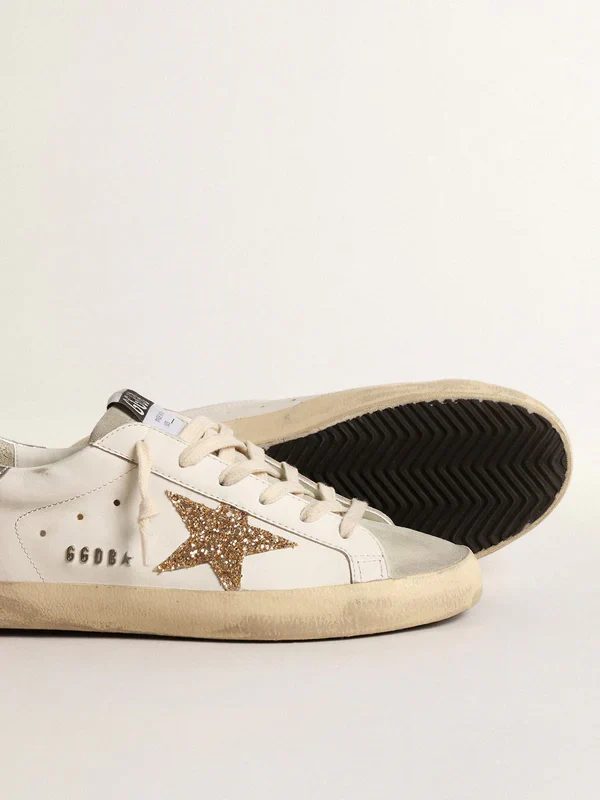 Super-Star Women with a gold glitter star and ice suede inserts