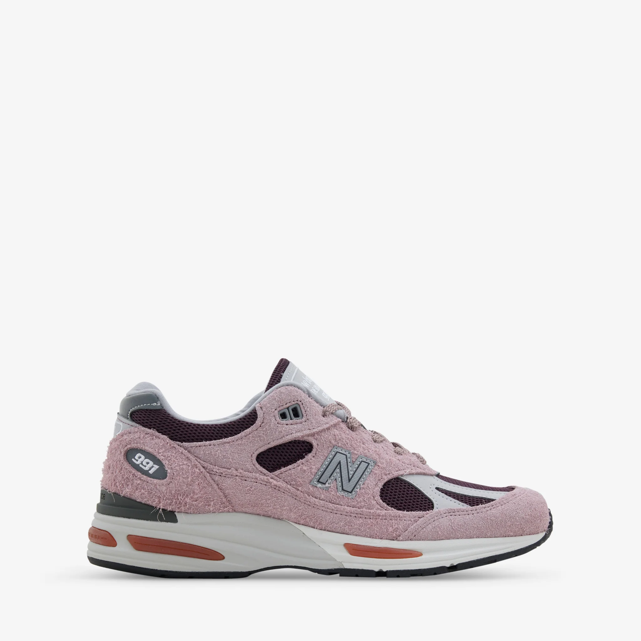 Made in UK 991v2 Deauville Mauve | Fig | Oyster Mushroom