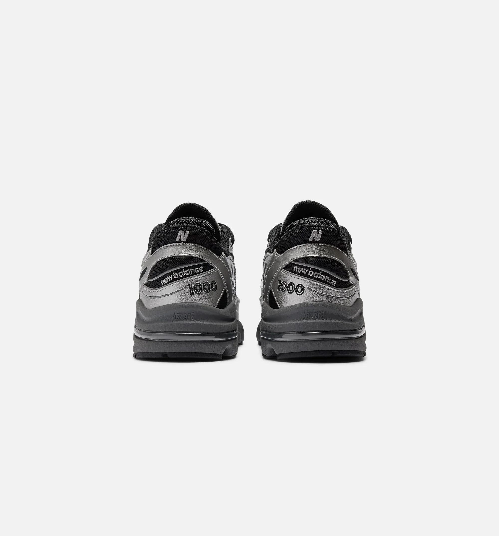 1000 Mens Lifestyle Shoe - Silver Metallic/Black