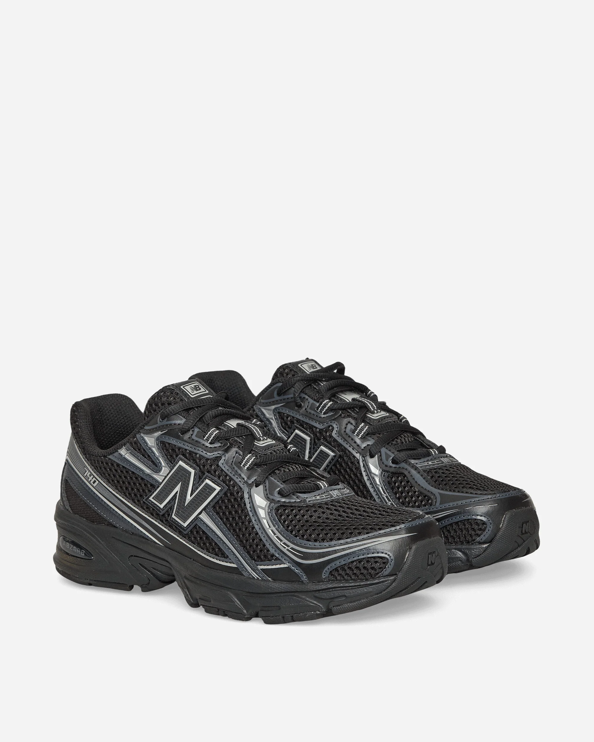 740 Sneakers Black / Silver Metallic